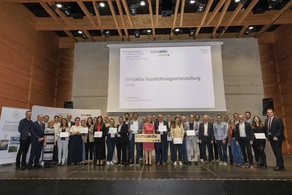 klimaaktiv Auszeichnungsveranstaltung -Nachhaltiges Bauen und Sanieren in Tirol