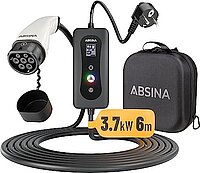 ABSINA GmbH Ladekabel Schuko auf Typ2/CSS 3,7kW