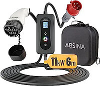 ABSINA GmbH Ladekabel CEE auf Typ2/CSS 11kW